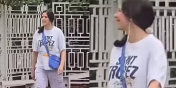 'Aunty Park Chale', Aamir Khan's girlfriend on the walk