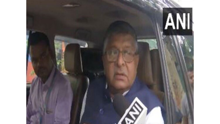 BJP leader Ravi Shankar Prasad's statement, said "India believes in peace and harmony but will strongly respond to cross -border attacks"