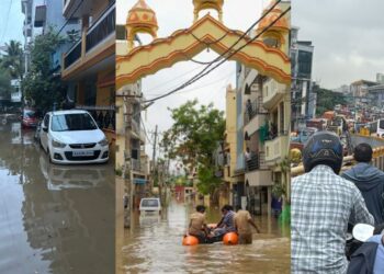 Bengaluru Rains | Bengaluru Rain Alert | Bengaluru Weather Alert | Bengaluru Rain Yellow Alert | Bnegaluru Rains Photo | , Hitech City Bangalore's Naiya Dubi; See the scene in these five pictures. News Track in Hindi