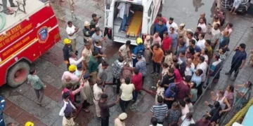 Big accident in the country. 17 people lost their lives. Mourning near Charminar in Hyderabad.