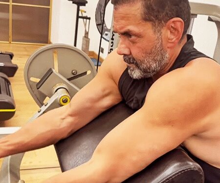 Bobby Deol was seen sweating in the gym, shared video