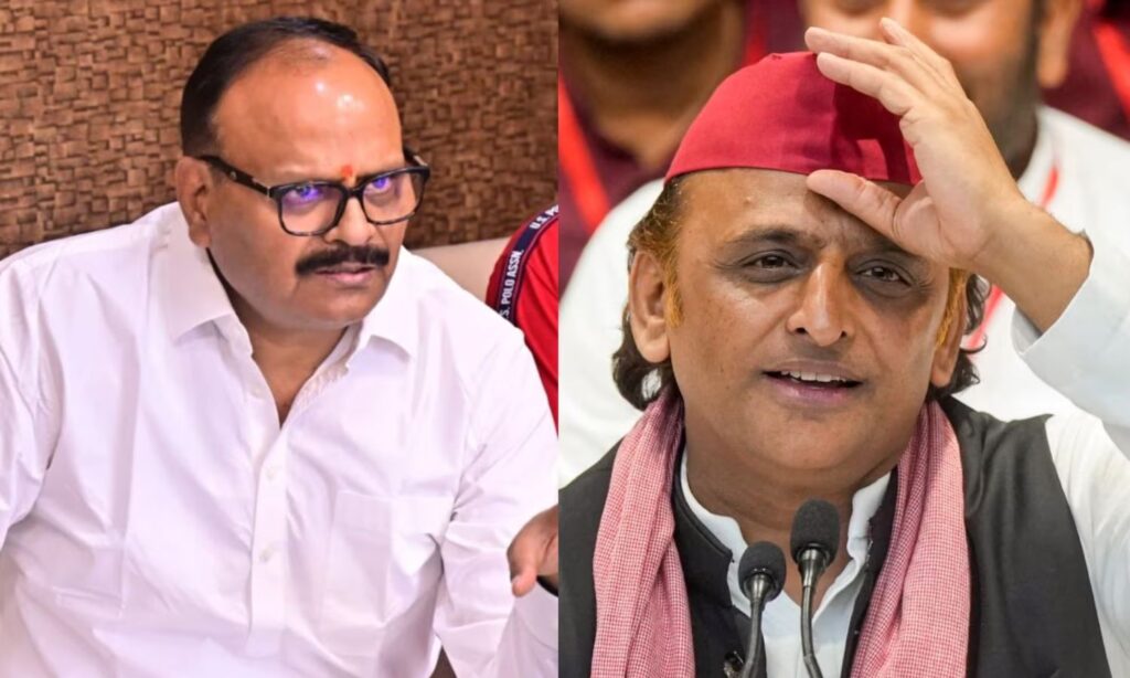 Brijesh Pathak Advice to Akhilesh Yadav Said Teach Lohia JP to Sp Members so that Socialism is reflected in his pronunciation | Akhilesh ji! Teach the SPs Lohia- JP, so that socialism reflects in pronunciation ... Brijesh Pathak's advice. News Track in Hindi