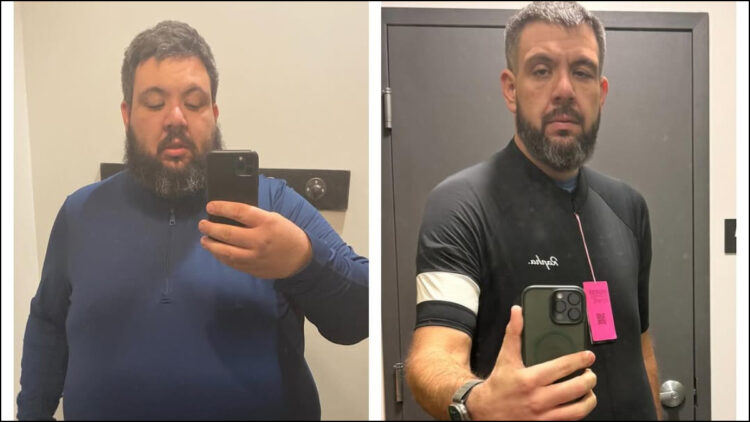 By adopting a simple habit, this person weighed 124 kg