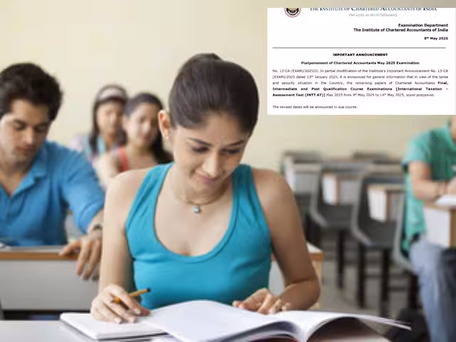 CA exam postponed amidst Indo-Pak tension, see here every necessary update related to exam