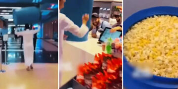 Cinemahal offered unlimited popcorn offers, people reached with drums; Video viral