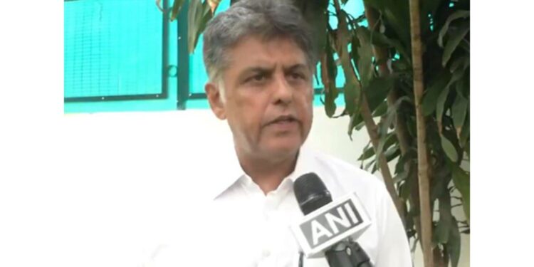 Congress leader Manish Tiwari responded to Donald Trump's statement, said "Trump's statement is factual whether someone likes or not"
