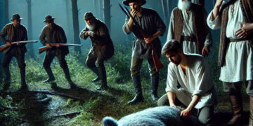 Considering the wild boar, the hunter shot the fellow itself, 6 people in custody after death