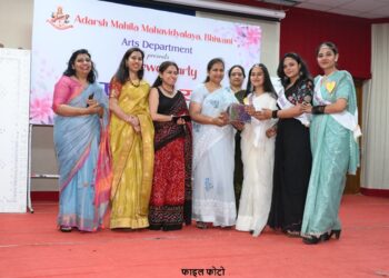 Construction of Darshana Gupta Arogya Center in Adarsh ​​Women's College: Center will promote physical, mental and emotional health with education