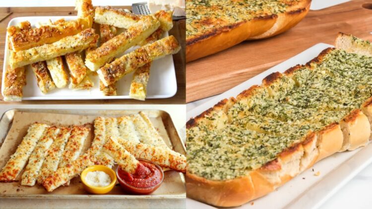 Crunchy will be made on the pan from only 4 ingredients, garlic bread, you will get a restaurant taste, note the recipe