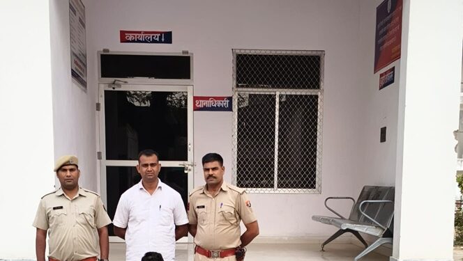 Dausa: Mandawar police arrested accused with illegal 12 bore guns and 23 cartridges