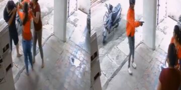 Delivery agent in Bengaluru broke the head bone, video of assault surfaced