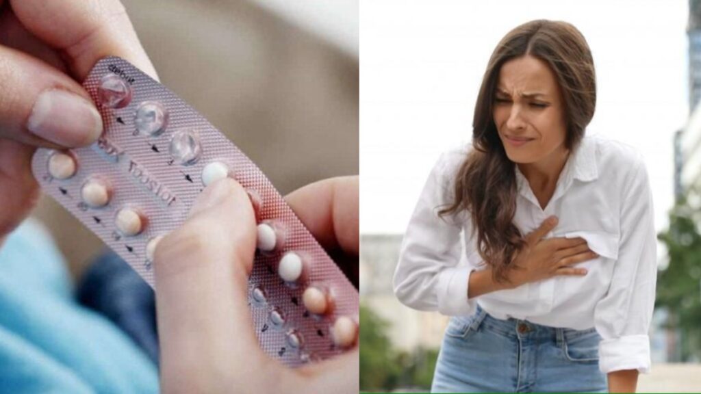 Does the threat of stroke and heart attack increases by contraceptive pill, disclosed in study,