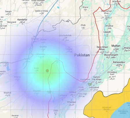 Earthquake tremors once again in Pakistan, Balochistan remains center