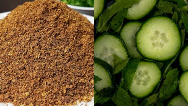 Eat cucumber-cucumber with this spicy chaat spices instead of salt, the taste will increase manifold