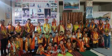 Educationist Devnarayan Ziman's greetings on becoming a lifetime member in India Swabhiman Trust