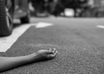 Fierce road accident in Karauli, high speed pickup hit the bike, husband and wife dies