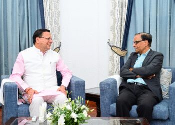 Finance Commission team visit Uttarakhand, meet CM Dhami