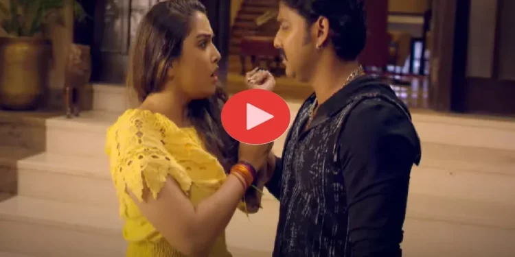 First wrangling..Pyar and then action, see Pawan Singh and Amrapali Dubey's film Sher Singh in free