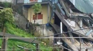 Five houses and hotels collapse in Mizoram feared killing many people
