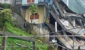 Five houses and hotels collapse in Mizoram feared killing many people