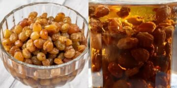For which organ is raisins water beneficial? Drink daily and make the body steely