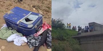 Girl's body found in blue suitcase, feared to throw away from the moving train after murder