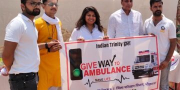 Give the path to ambulance, grand event of public awareness rally