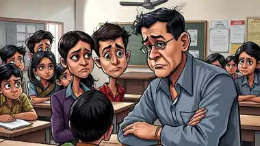 Government school trainee teacher's handiwork, students tampering, police started interrogation in case