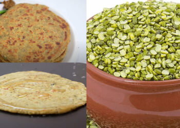 Green moong dal crispy parathas will become so crispy that I will feel like eating again and again