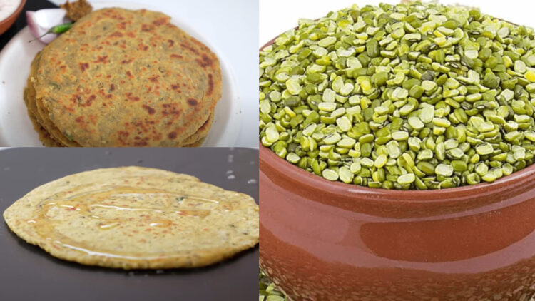 Green moong dal crispy parathas will become so crispy that I will feel like eating again and again