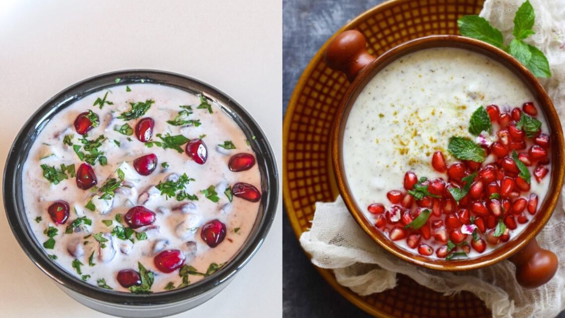 Have you tasted pomegranate raita taste? Best option for summer, note recipe