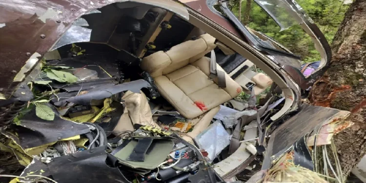 Helicopter Crash in Uttarkashi: Helicopter crash in Uttarkashi, 5 people killed, 2 serious injured, what was the reason for the accident?