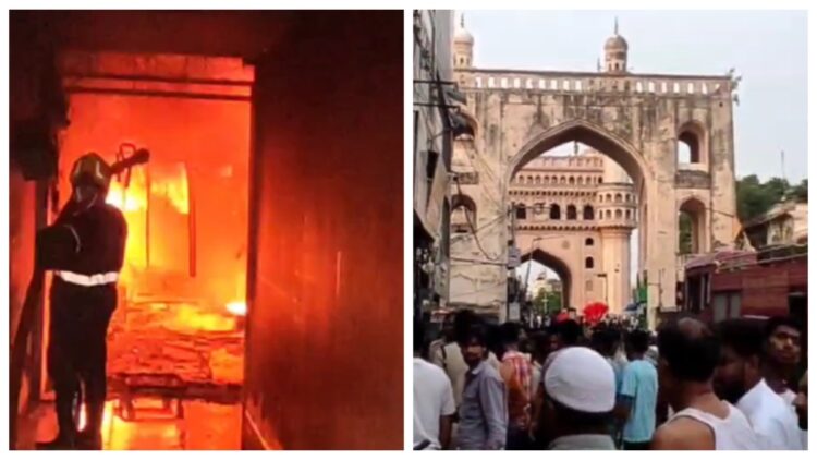 Hyderabad: How did the building get fire near Charminar? How 17 people died .. Hua revealed