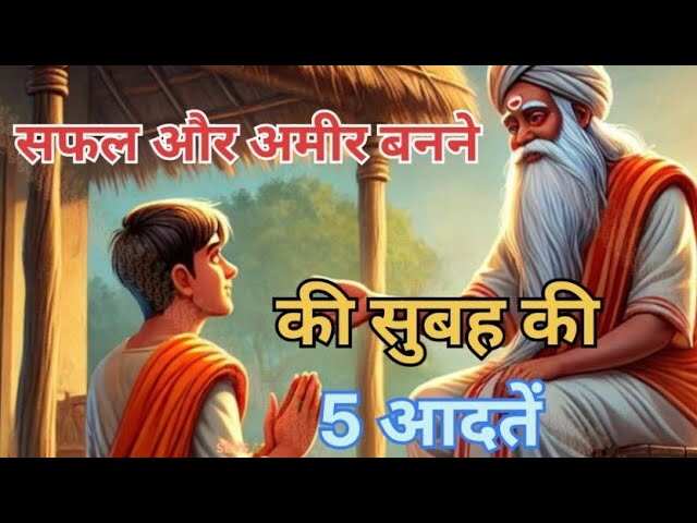 अगर बनना है सफल और अमीर तो सुबह उठते ही अपनाएं ये 5 आदतें, वीडियो में जानिए कैसे बदल सकता है सिर्फ 1 घंटा आपकी किस्मत