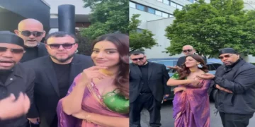 In America, Akshara Singh has fun with foreign people, danced to Bihari songs