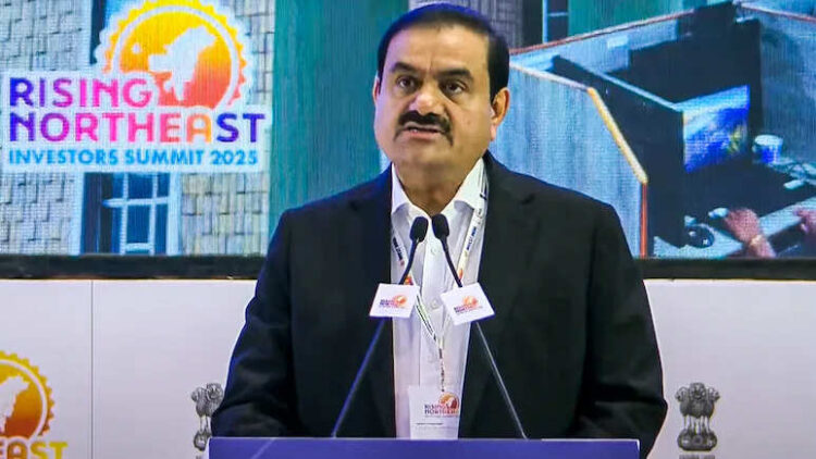 Investment will be invested in many areas including Adani Group, Power Transmission, Digital Infrastructure in North East