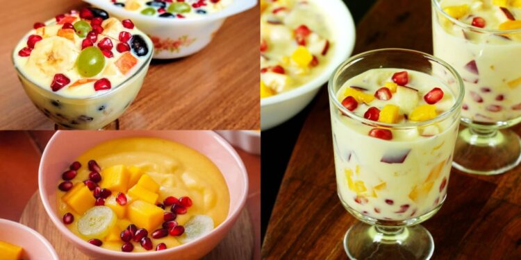 It is at night, make some sweet mind to eat, make fruit custard, recipe will be in minutes