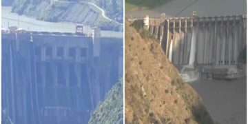 Jammu and Kashmir: All gates of Baghlihar Dam closed on Chenab River, a gate of Salal Dam opened