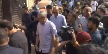 Jammu and Kashmir Chief Minister Abdullah visited the residential area affected by the blast in Jammu
