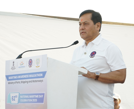 Jawaharlal Nehru Port's container handling capacity increased to 10 million: Union Minister