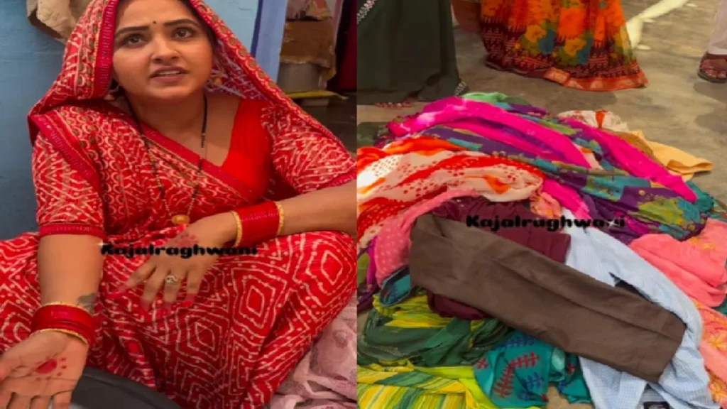 Kajal Raghavani washed dirty clothes from washed basket, actress shared the video and expressed pain