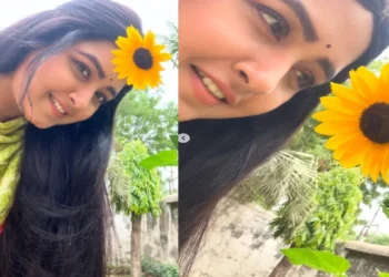 Kajal Raghwani seen in Chandramukhi's avatar, wanderful with flower