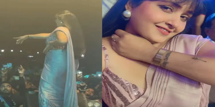 Kajal Raghwani's torn dance in live show, the show echoed with whistles