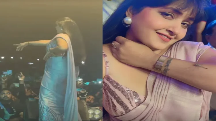 Kajal Raghwani's torn dance in live show, the show echoed with whistles
