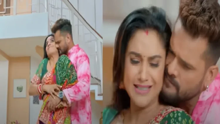 Khesari Lal Yadav took "Chumma", then there was a stir in UP-Bihar, video went viral