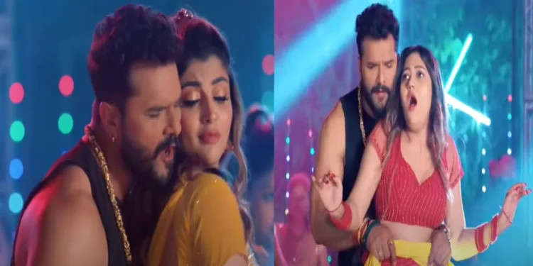 Khesari Lal Yadav took a romance with not one but two heroines with a gun in his hand, see a new song