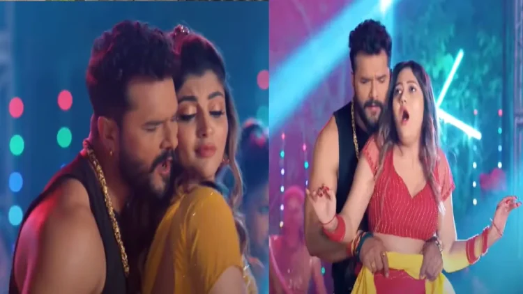 Khesari Lal Yadav took a romance with not one but two heroines with a gun in his hand, see a new song