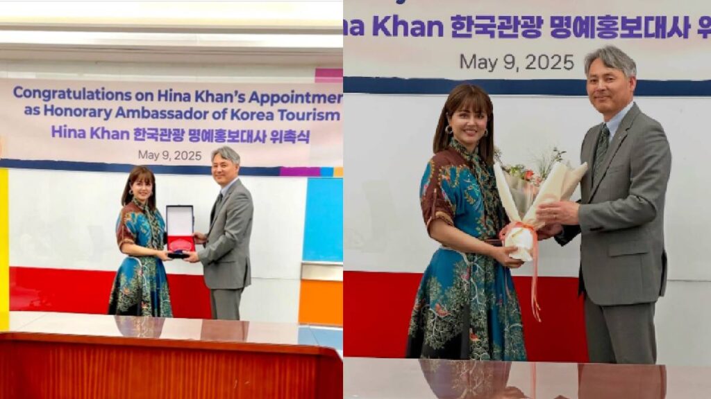 Korea made the actress Honrary ambassador, heroine rose happily