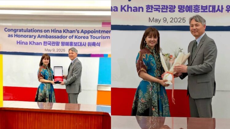 Korea made the actress Honrary ambassador, heroine rose happily