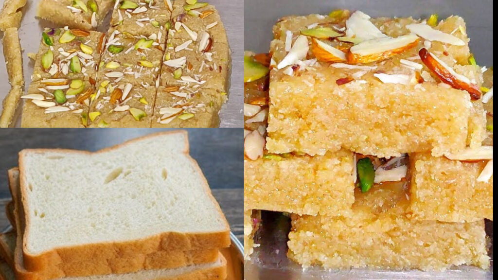 Make delicious granular barfi with bread, taste that no one will be identified